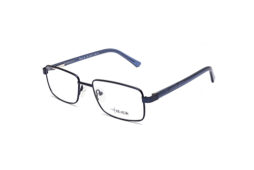 Mat blue metallic full frame with blue acetate temples