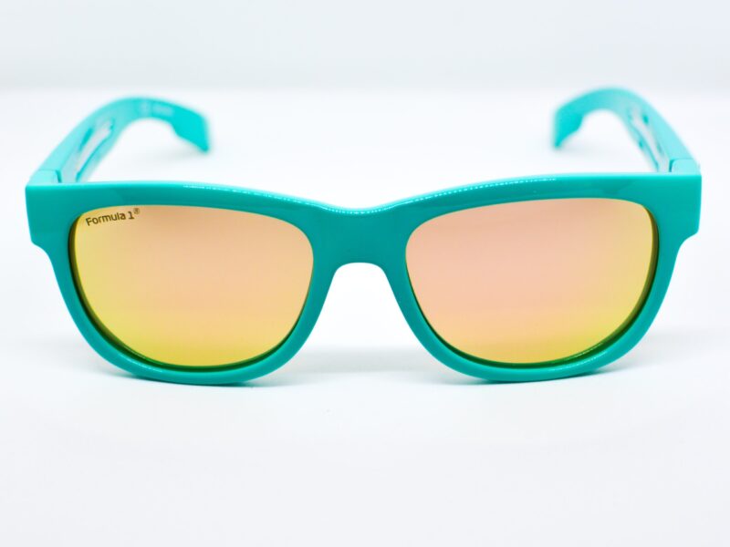 F1 Trackside Unisex Miami Blue Mirrored Sunglasses