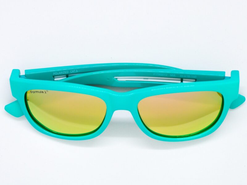 F1 Trackside Unisex Miami Blue Mirrored Sunglasses