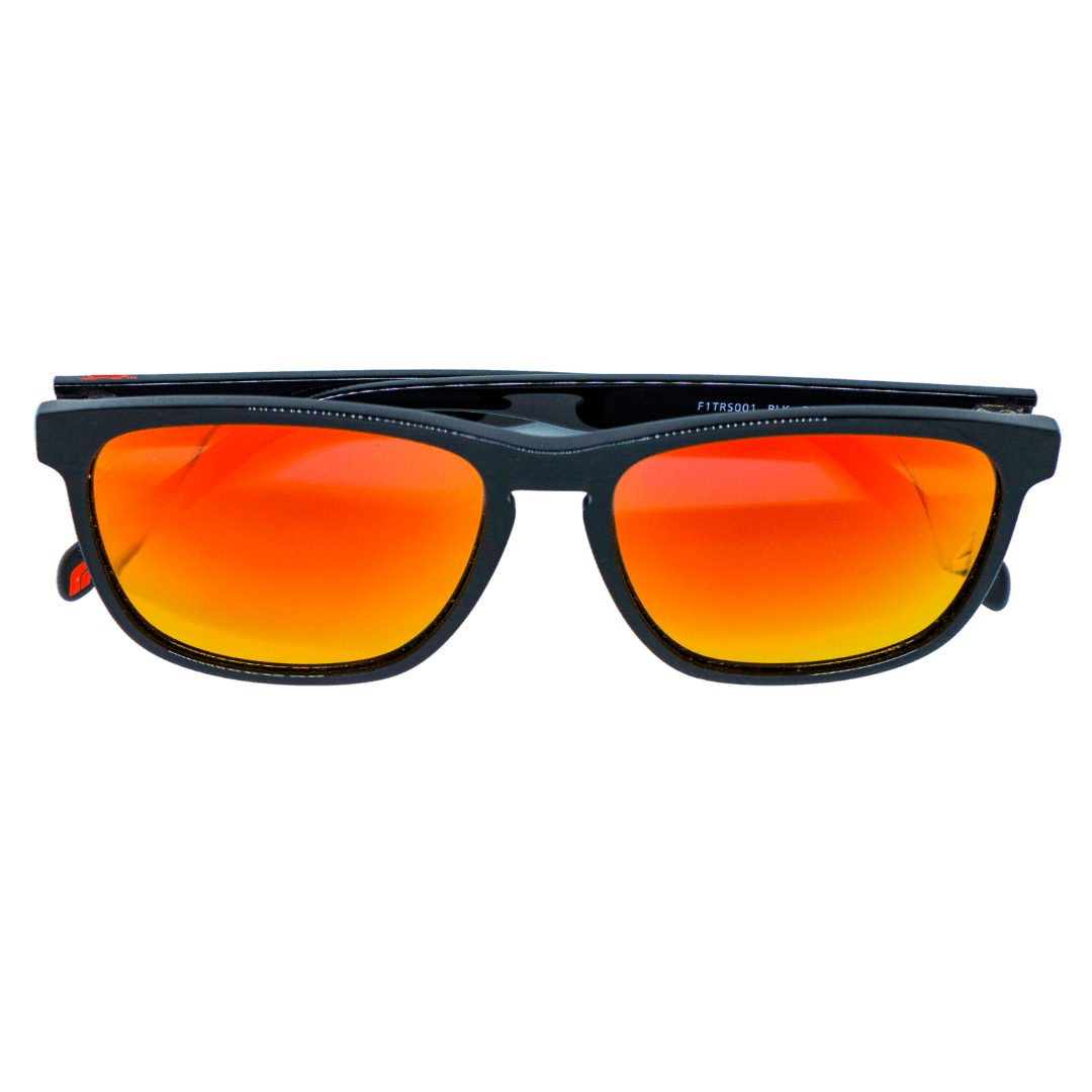 F1 Trackside Unisex Black Polarised Sunglasses