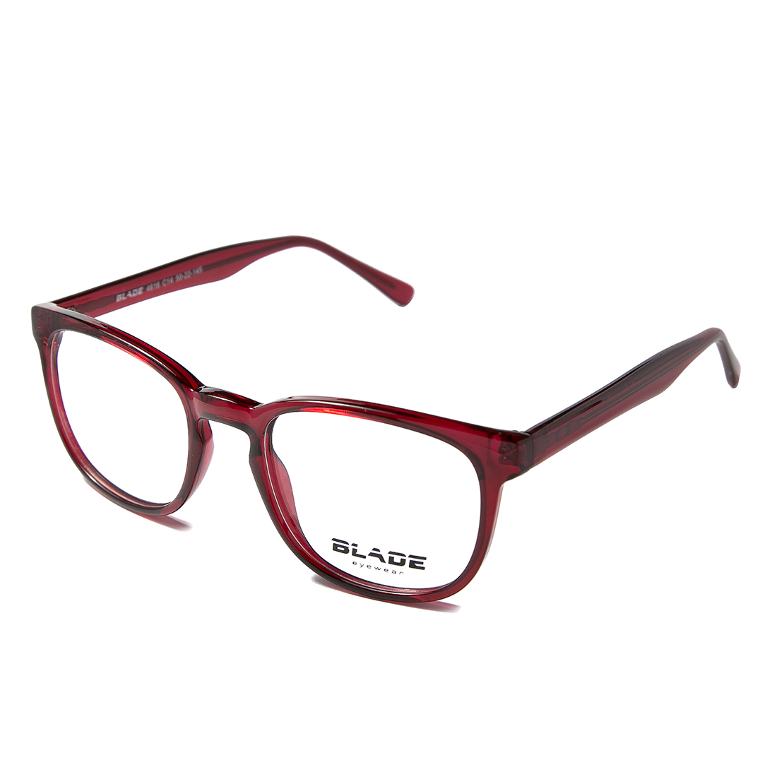 Lady's, crystal wine red full frame, with assorted color temples