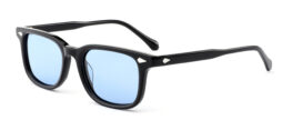 Unisex, shiny black, casual frame and temples, with photochromic lenses